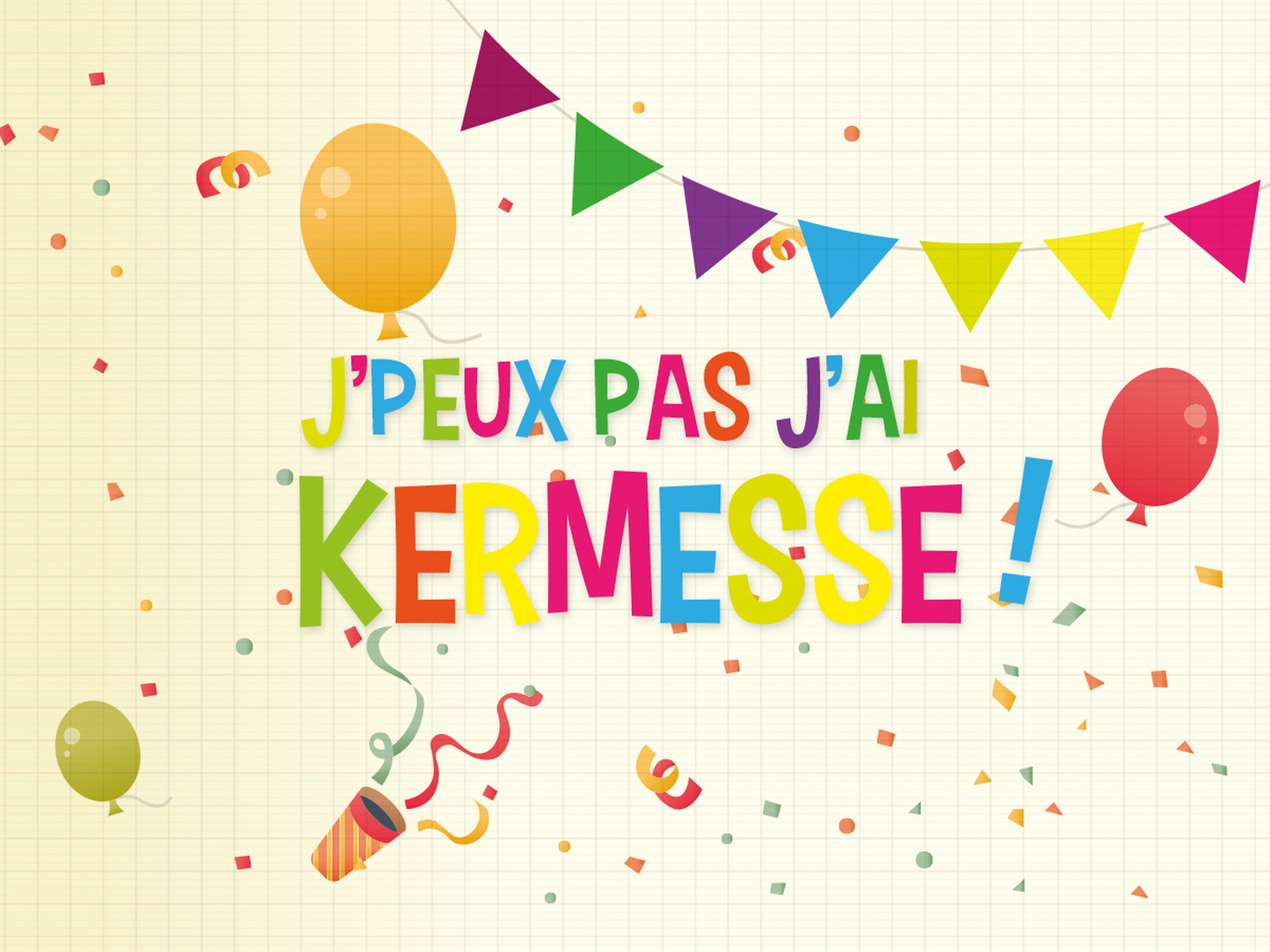 Kermesse x réservez votre repas !